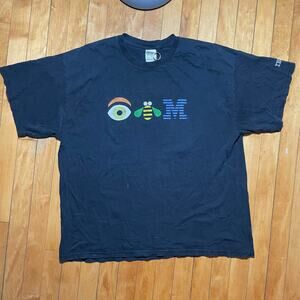 90s IBM eye bee M graphic tech promo shirt size XL